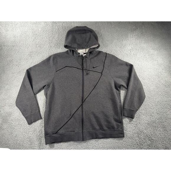 Vintage Nike Hoodie Men 2XL Full Zip Fleece - Picture 1 of 8